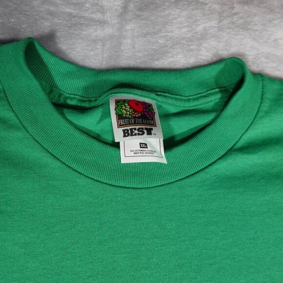 Vintage The Lovable Rogues Music Group T Shirt Mens 2XL Chicago Green Y2K - Picture 3 of 6